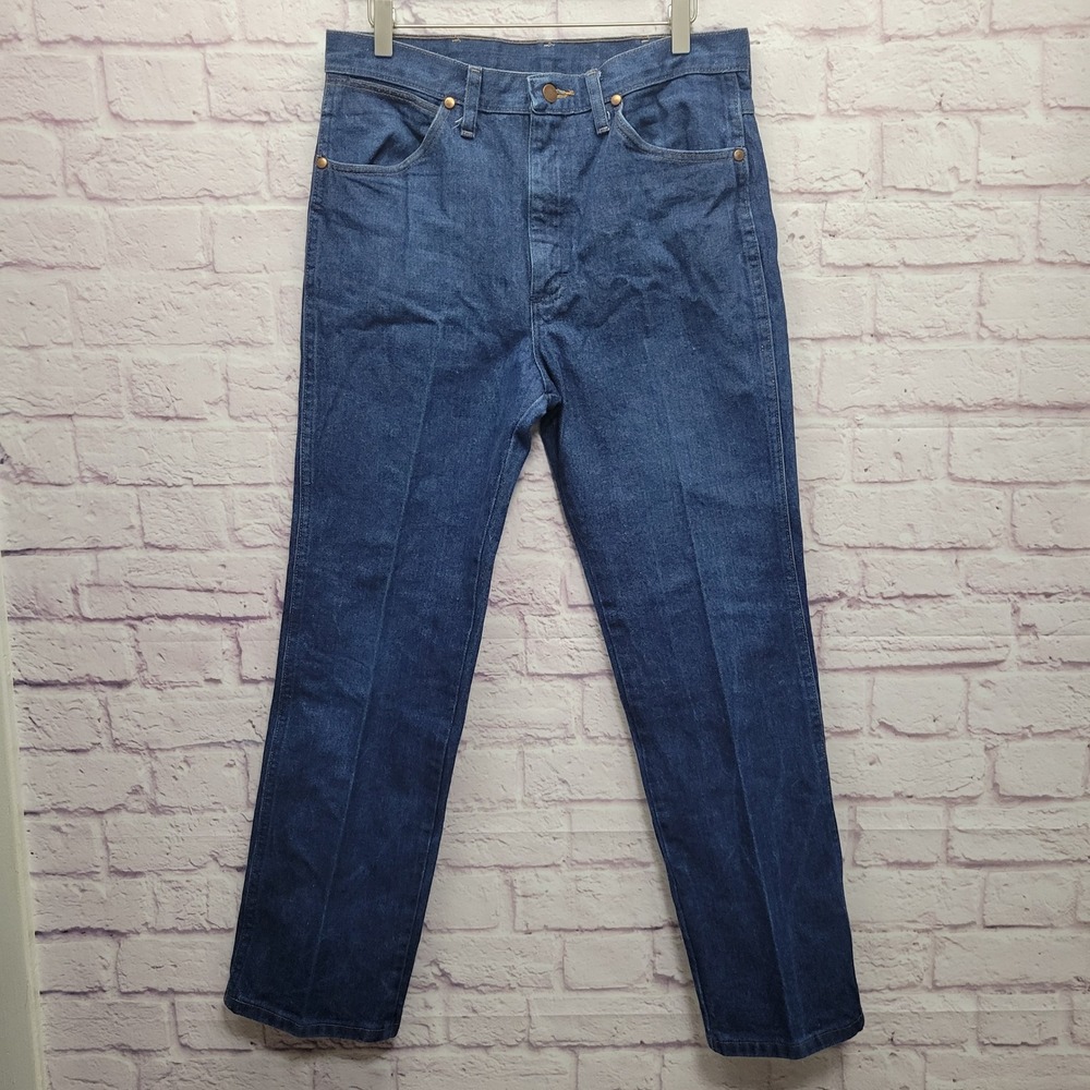 VTG Wrangler 936DEN Cowboy Jeans‎ Mens 33x30 Med Wash Blue Denim Western Rodeo